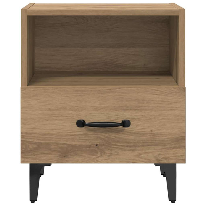 Dulap de noapte 2 pcs Stejar Artizanal 40 x 35 x 47,5 cm - WALTI WALTI