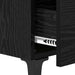 Dulap de noapte Stejar negru 40 x 35 x 47.5 cm Lemn compozit - WALTI WALTI