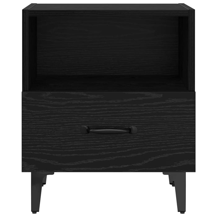Dulap de noapte Stejar negru 40 x 35 x 47.5 cm Lemn compozit - WALTI WALTI