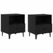 Dulap de noapte cu sertar 2 pcs Stejar negru 40 x 35 x 47.5 cm - WALTI WALTI