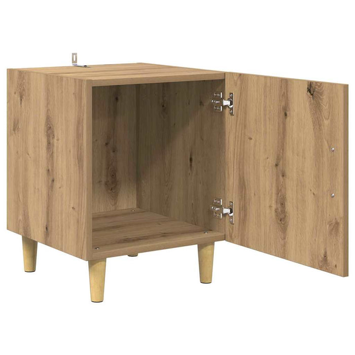 Dulap de noapte Stejar Artizanal 40 x 40 x 50 cm Lemn compozit - WALTI WALTI