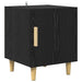 Dulap de noapte Stejar Negru 40 x 40 x 50 cm Lemn compozit - WALTI WALTI