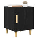Dulap de noapte Stejar Negru 40 x 40 x 50 cm Lemn compozit - WALTI WALTI