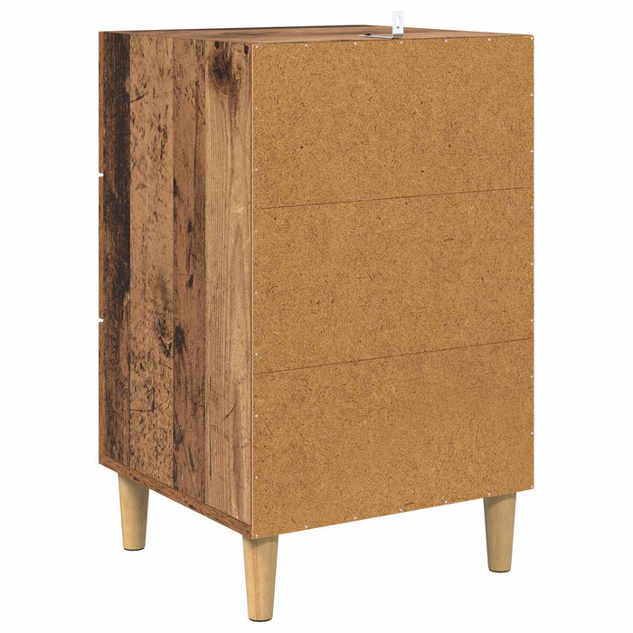 Dulap de noapte Lemn vechi 40 x 40 x 66 cm Lemn compozit WALTI