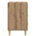 Dulap de noapte Stejar Artizanal 40 x 40 x 66 cm Lemn compozit - WALTI WALTI