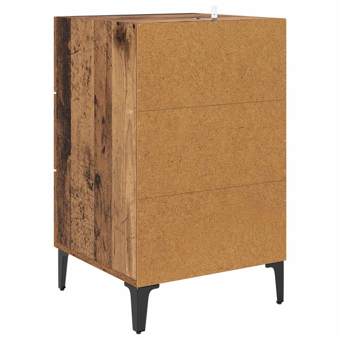 Dulap de noapte Lemn vechi 40 x 40.5 x 66 cm Lemn compozit - WALTI WALTI