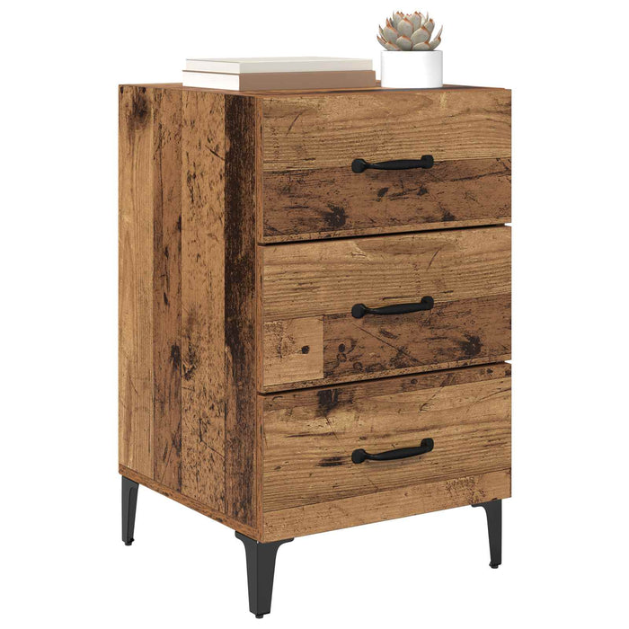 Dulap de noapte Lemn vechi 40 x 40.5 x 66 cm Lemn compozit - WALTI WALTI