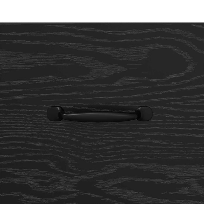 Dulap de noapte Stejar Negru 40 x 40.5 x 66 cm Lemn compozit - WALTI WALTI