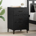 Dulap de noapte Stejar Negru 40 x 40.5 x 66 cm Lemn compozit - WALTI WALTI