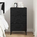 Dulap de noapte Stejar Negru 40 x 40.5 x 66 cm Lemn compozit - WALTI WALTI