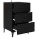 Dulap de noapte Stejar Negru 40 x 40.5 x 66 cm Lemn compozit - WALTI WALTI