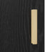Bufet Stejar Negru 70 x 34 x 90 cm Lemn compozit - WALTI WALTI