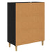 Bufet Stejar Negru 70 x 34 x 90 cm Lemn compozit - WALTI WALTI