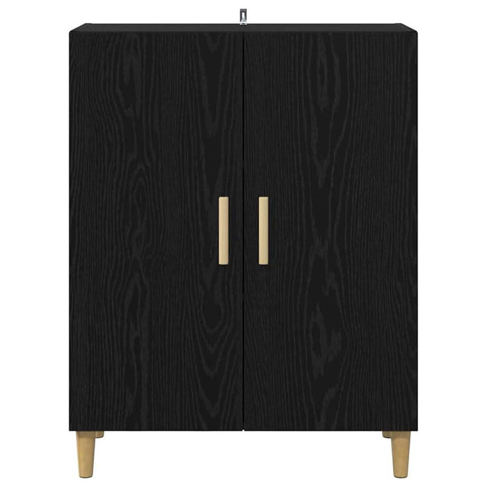 Bufet Stejar Negru 70 x 34 x 90 cm Lemn compozit - WALTI WALTI