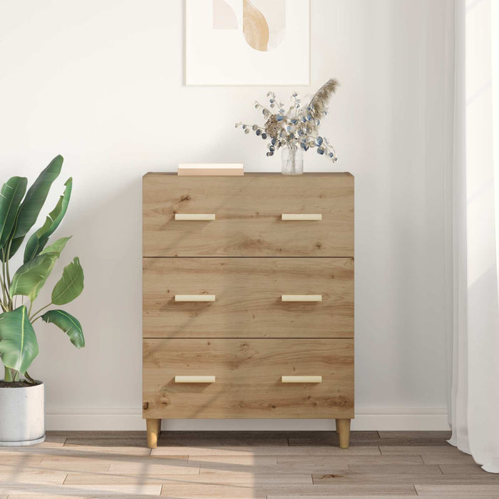 Bufet Stejar Artizanal 69,5 x 34 x 90 cm Lemn compozit - WALTI WALTI