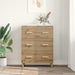 Bufet Stejar Artizanal 69,5 x 34 x 90 cm Lemn compozit - WALTI WALTI