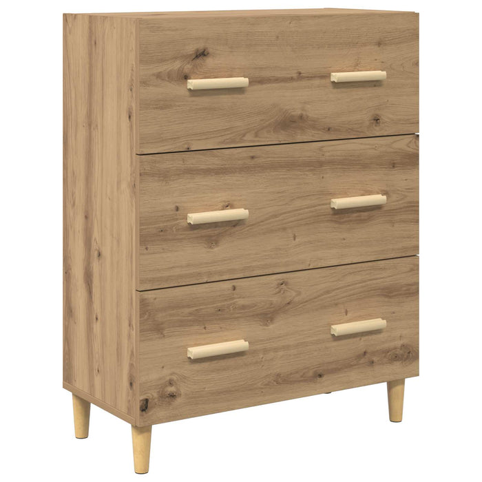 Bufet Stejar Artizanal 69,5 x 34 x 90 cm Lemn compozit - WALTI WALTI