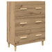 Bufet Stejar Artizanal 69,5 x 34 x 90 cm Lemn compozit - WALTI WALTI