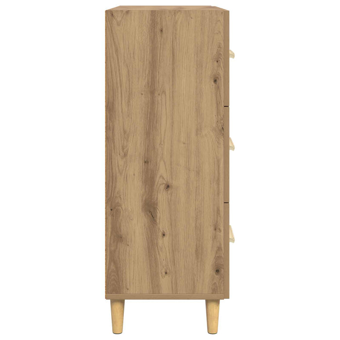 Bufet Stejar Artizanal 69,5 x 34 x 90 cm Lemn compozit - WALTI WALTI