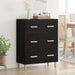 Bufet Stejar Negru 69,5 x 34 x 90 cm Lemn compozit - WALTI WALTI
