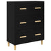 Bufet Stejar Negru 69,5 x 34 x 90 cm Lemn compozit - WALTI WALTI