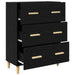 Bufet Stejar Negru 69,5 x 34 x 90 cm Lemn compozit - WALTI WALTI