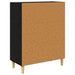 Bufet Stejar Negru 69,5 x 34 x 90 cm Lemn compozit - WALTI WALTI