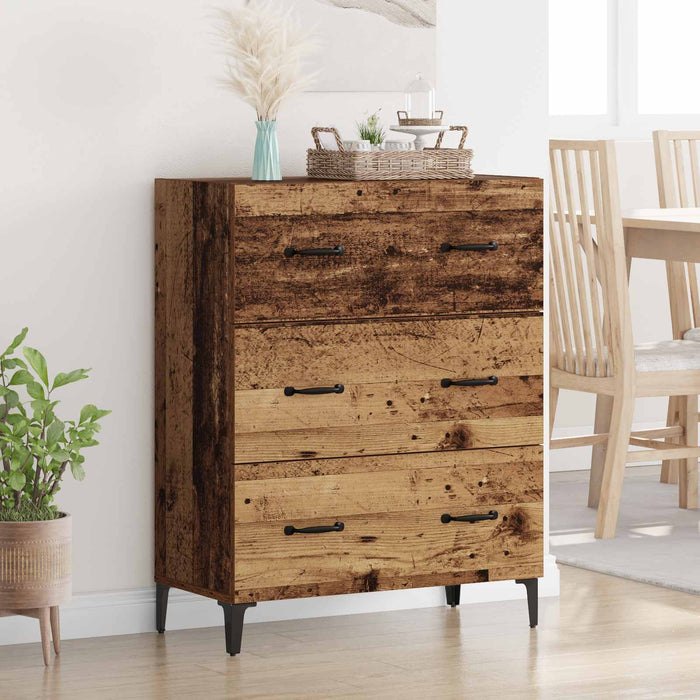 Bufet Lemn vechi 69,5 x 34 x 90 cm Lemn Ingineresc și Fier - WALTI WALTI