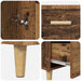 Bufet cu sertar Lemn vechi 34 x 69.5 x 90 cm Lemn compozit - WALTI WALTI