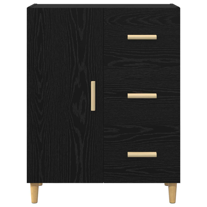 Bufet cu sertar Stejar negru 34 x 69.5 x 90 cm Lemn compozit - WALTI WALTI