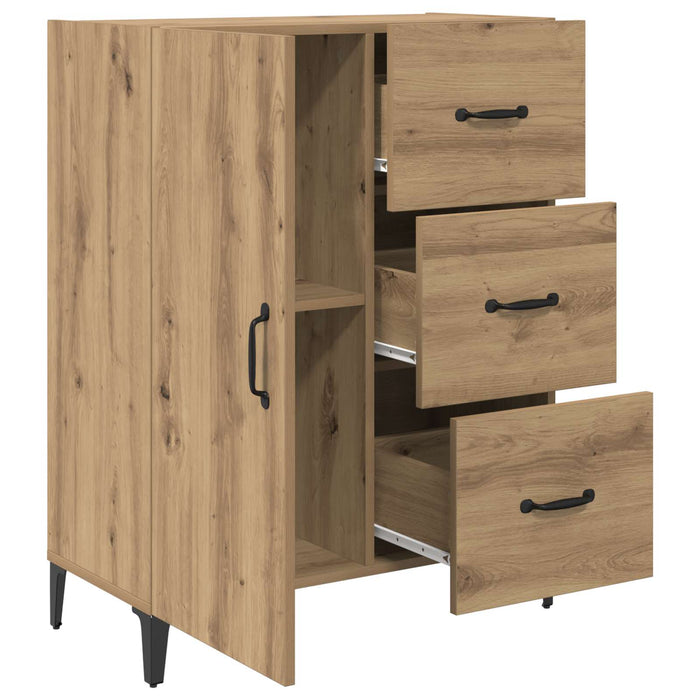Bufet Stejar Artizanal 69,5 x 34 x 90 cm Lemn compozit - WALTI WALTI