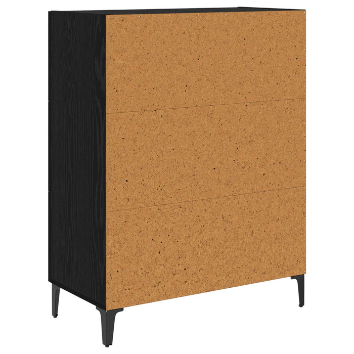 Bufet cu sertar Stejar Negru 69,5 x 34 x 90 cm Lemn compozit - WALTI WALTI