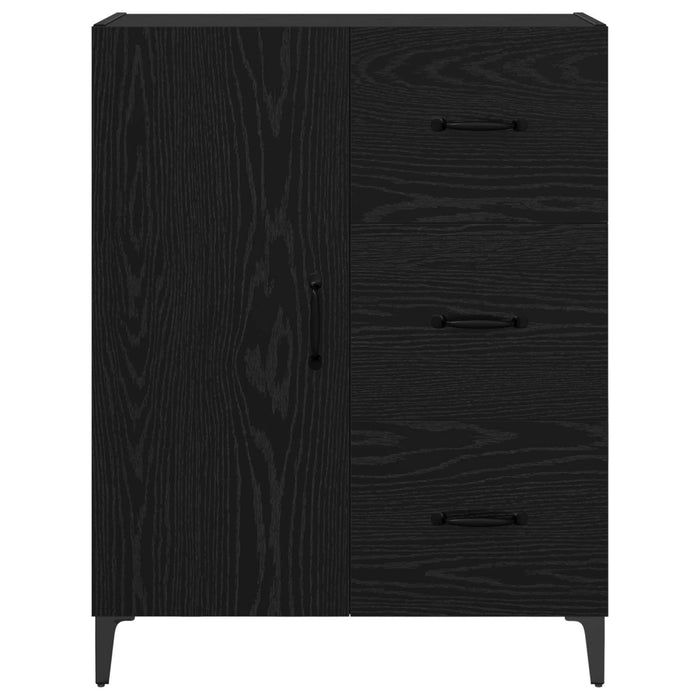 Bufet cu sertar Stejar Negru 69,5 x 34 x 90 cm Lemn compozit - WALTI WALTI
