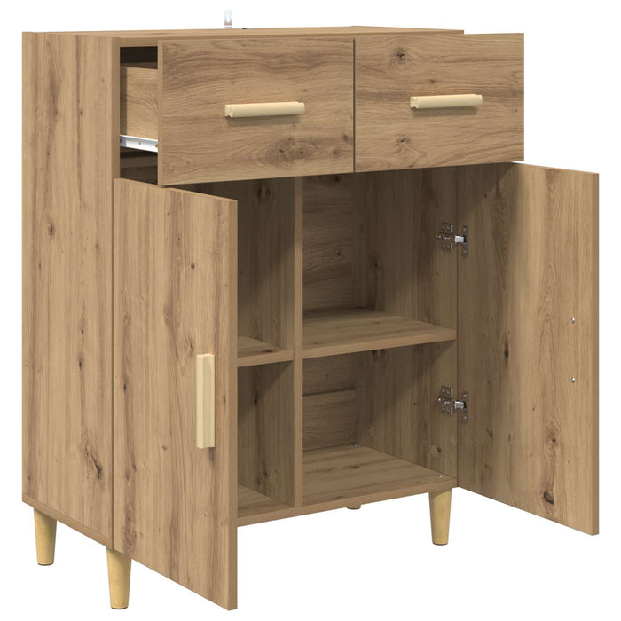 Bufet stejar artizanal 34 x 69.5 x 89 cm Lemn compozit - WALTI WALTI