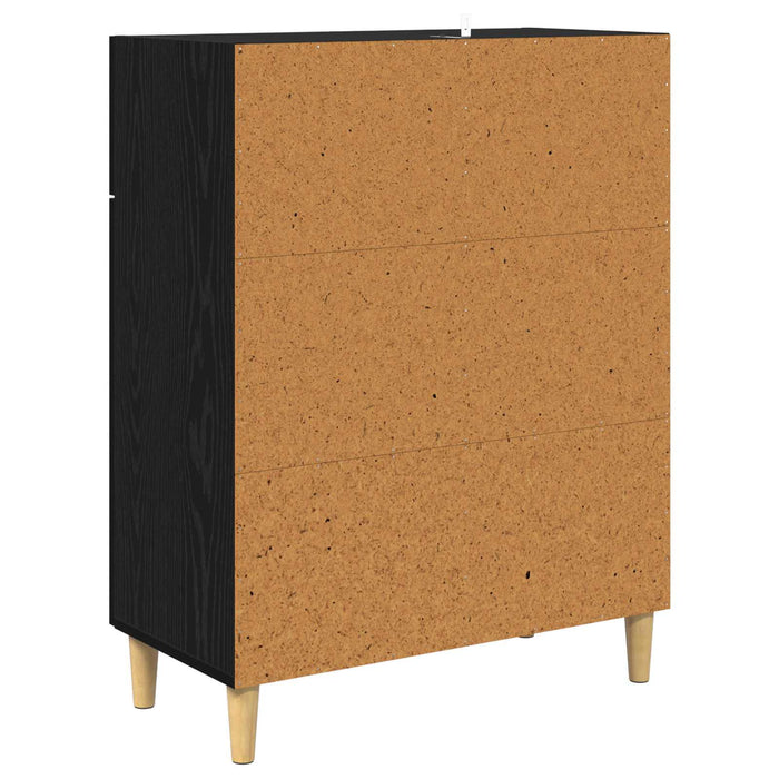 Bufet cu sertar Stejar negru 34 x 69.5 x 89 cm Lemn compozit - WALTI WALTI