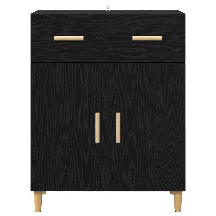 Bufet cu sertar Stejar negru 34 x 69.5 x 89 cm Lemn compozit - WALTI WALTI