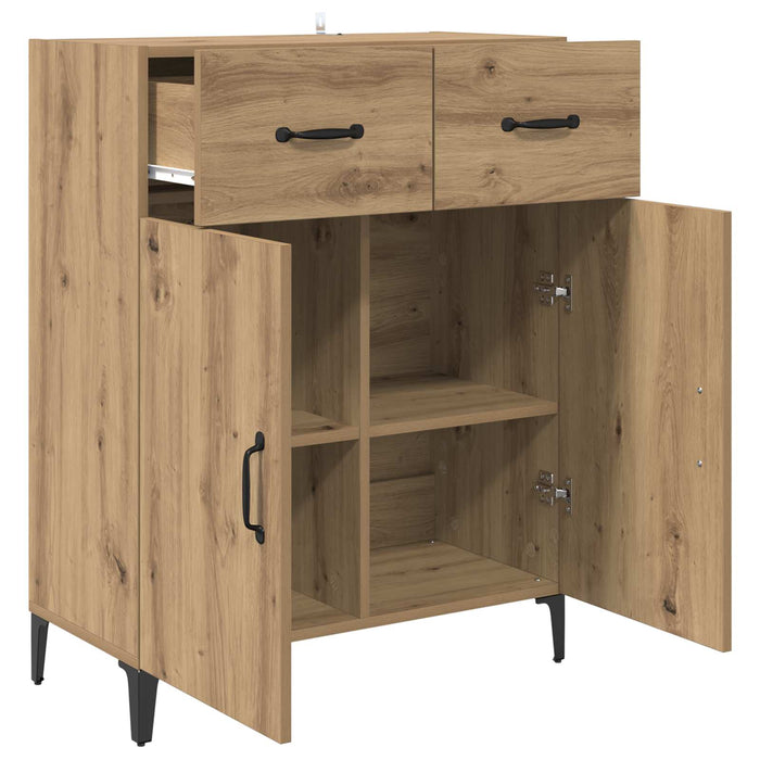 Bufet Stejar Artizanal 69,5 x 34 x 90 cm Lemn compozit - WALTI WALTI