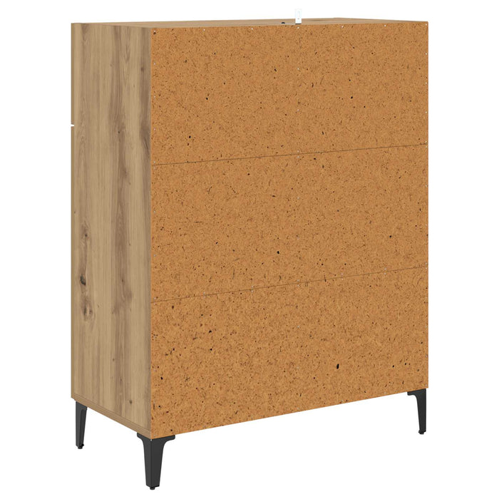 Bufet Stejar Artizanal 69,5 x 34 x 90 cm Lemn compozit - WALTI WALTI