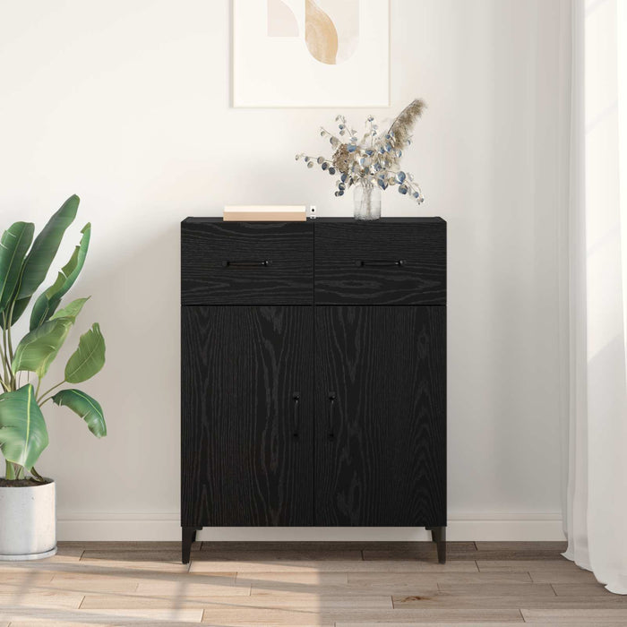 Bufet cu sertar Stejar Negru 69,5 x 34 x 90 cm Lemn compozit - WALTI WALTI