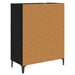 Bufet cu sertar Stejar Negru 69,5 x 34 x 90 cm Lemn compozit - WALTI WALTI