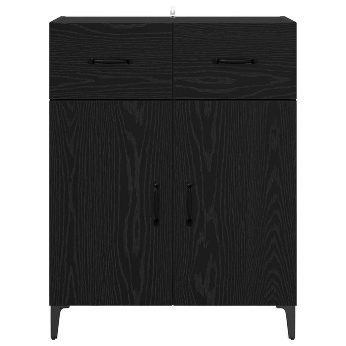 Bufet cu sertar Stejar Negru 69,5 x 34 x 90 cm Lemn compozit - WALTI WALTI
