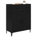 Bufet cu sertar Stejar Negru 69,5 x 34 x 90 cm Lemn compozit - WALTI WALTI