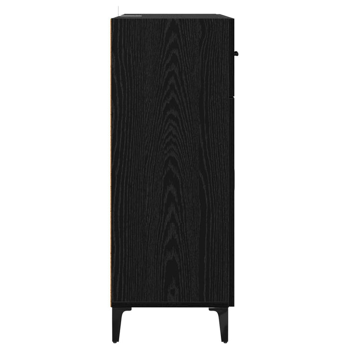 Bufet cu sertar Stejar Negru 69,5 x 34 x 90 cm Lemn compozit - WALTI WALTI