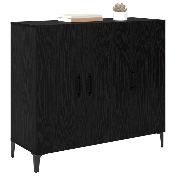 Bufet Stejar negru 34 x 90 x 80 cm Lemn compozit - WALTI WALTI
