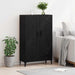 Bufet Stejar Negru 70 x 31 x 115 cm Lemn Ingineresc și Fier - WALTI WALTI
