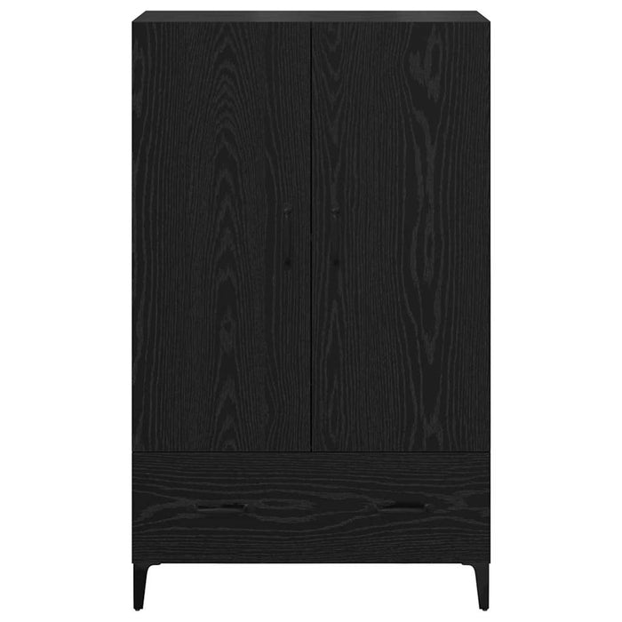 Bufet Stejar Negru 70 x 31 x 115 cm Lemn Ingineresc și Fier - WALTI WALTI