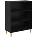 Bufet Stejar Negru 69,5 x 32,5 x 90 cm Lemn compozit - WALTI WALTI