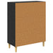 Bufet Stejar Negru 69,5 x 32,5 x 90 cm Lemn compozit - WALTI WALTI