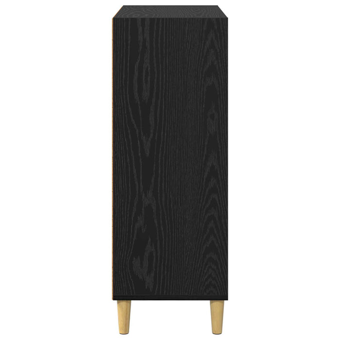Bufet Stejar Negru 69,5 x 32,5 x 90 cm Lemn compozit - WALTI WALTI
