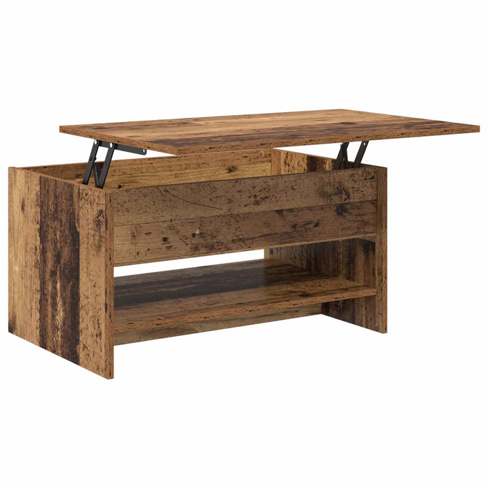 Masă de cafea Lemn Vechi 80 x 50,5 x 41,5 cm Lemn compozit - WALTI WALTI